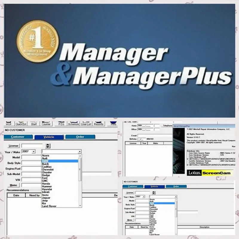 Программное обеспечение для ремонта автомобиля M itchell Manager Plus 5 9 с 2013 года 2 39 ГБ