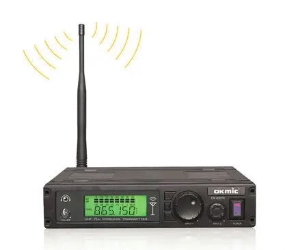 Бутик рекомендуется okmic 820TX 5200R 4-х местные Беспроводной в ухо монитор Системы для шоу на сцене монитор стерео аудио Системы