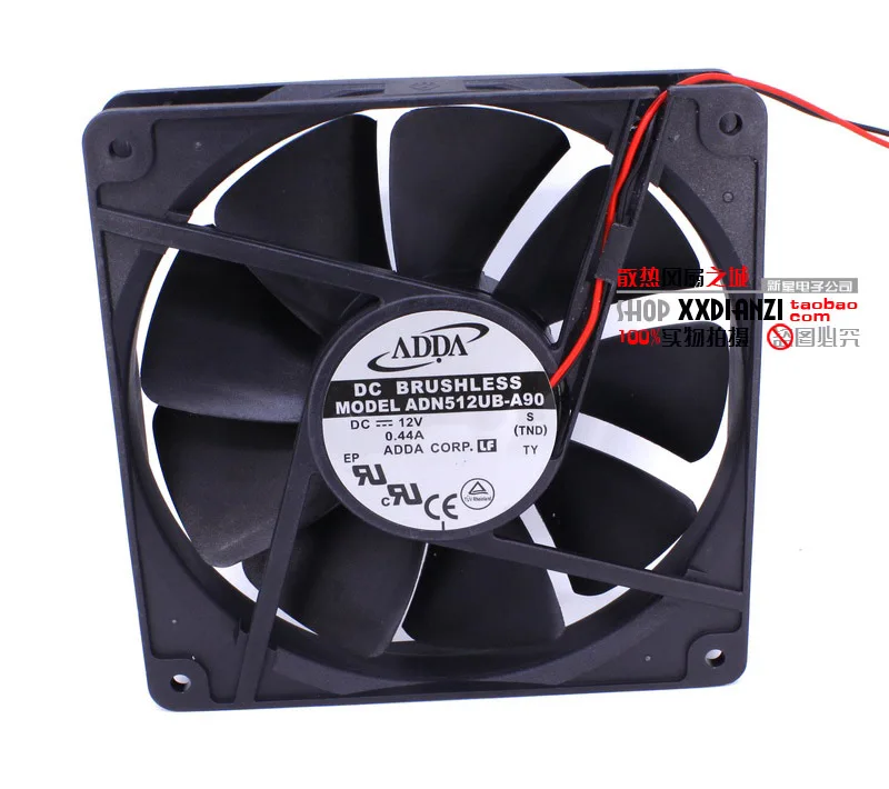 Для ADDA 13525 ADN512HB-A91 135*135*25 мм 13,5 см 135 мм 12 В двойной шарикоподшипник Вентилятор охлаждения красочные