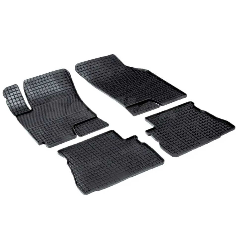 Резиновые коврики для Hyundai Getz (2002 2009) с рисунком Сетка (Seintex 00320)|floor mat|rubber floor mathyundai