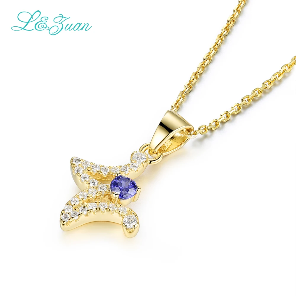 Женское ожерелье с подвеской W l & zuan простое изящное украшение буквой 925 цепочка