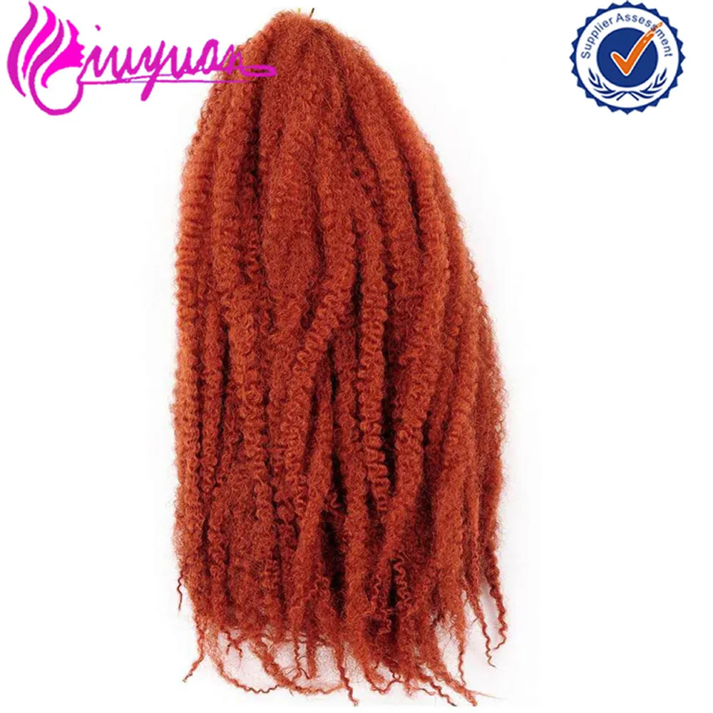 Xiuyuan Афро Кудрявый Плетение Волос 18 inch 100 г/шт. Крючком Синтетических Для Черных