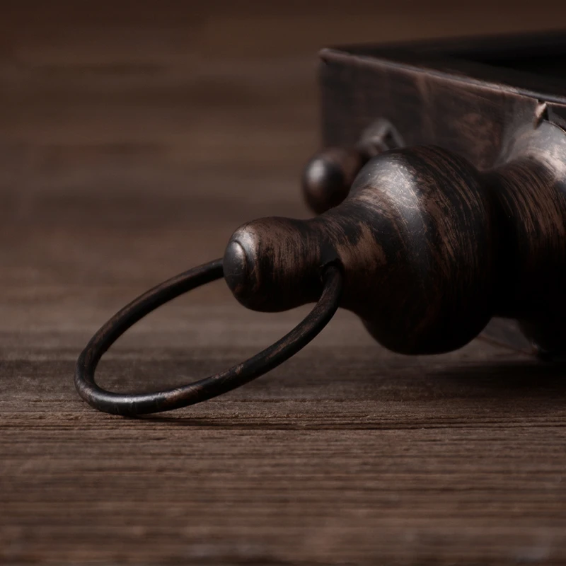 Металлические настольные винтажные часы ручной работы в американском стиле