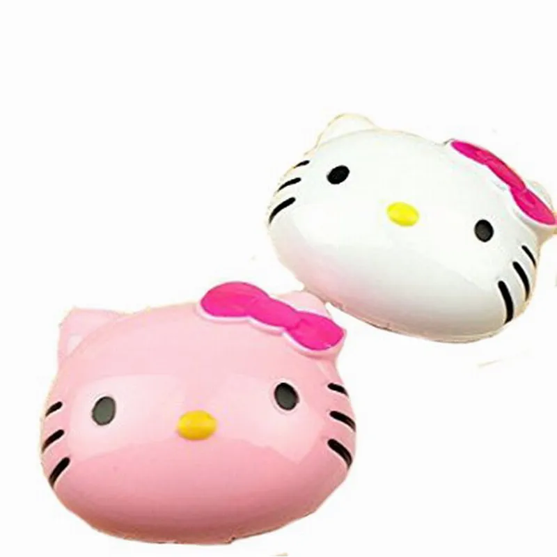 1 шт hello kitty контактные линзы коробка кошачья голова футляр для очков из пластика