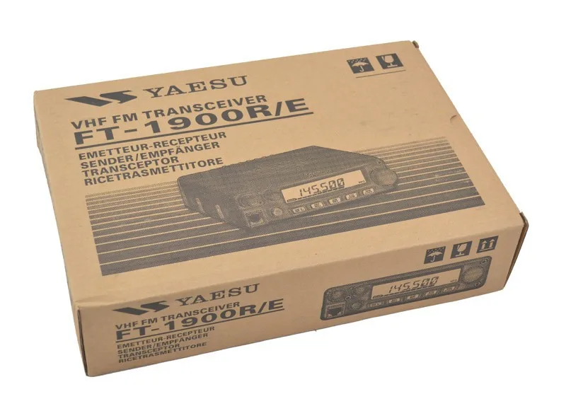 Yaesu CB Автомобильная радиостанция радиоприемопередатчик FT-1900R/E 55 Вт 136-174 МГц VHF FM Мобильный приемопередатчик/Мобильное радио