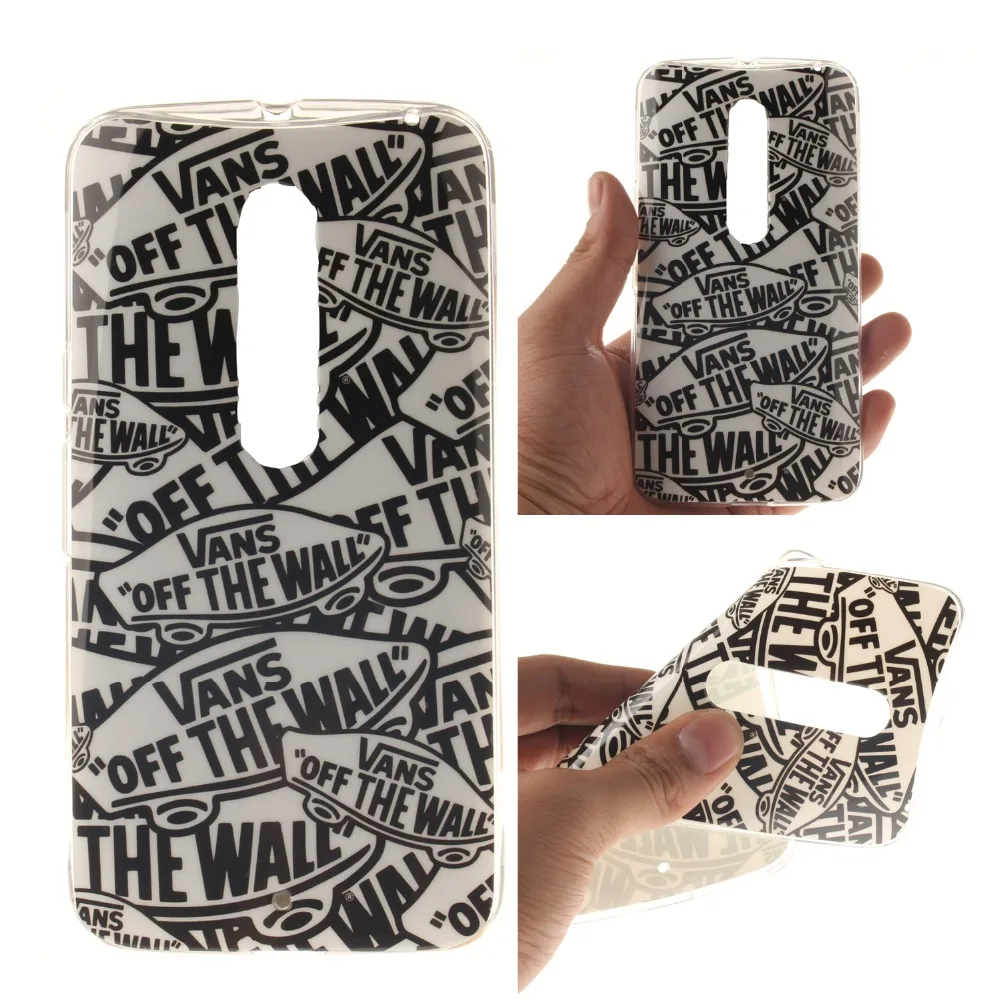 Для Capa Para Moto X Style Дело Мягкие Tpu IMD Красивый Изображение Печатается Телефона Чехол