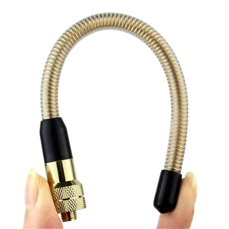 SMA-F портативная радиоантенна золотистая мягкая гибкая УКВ 144 МГц для