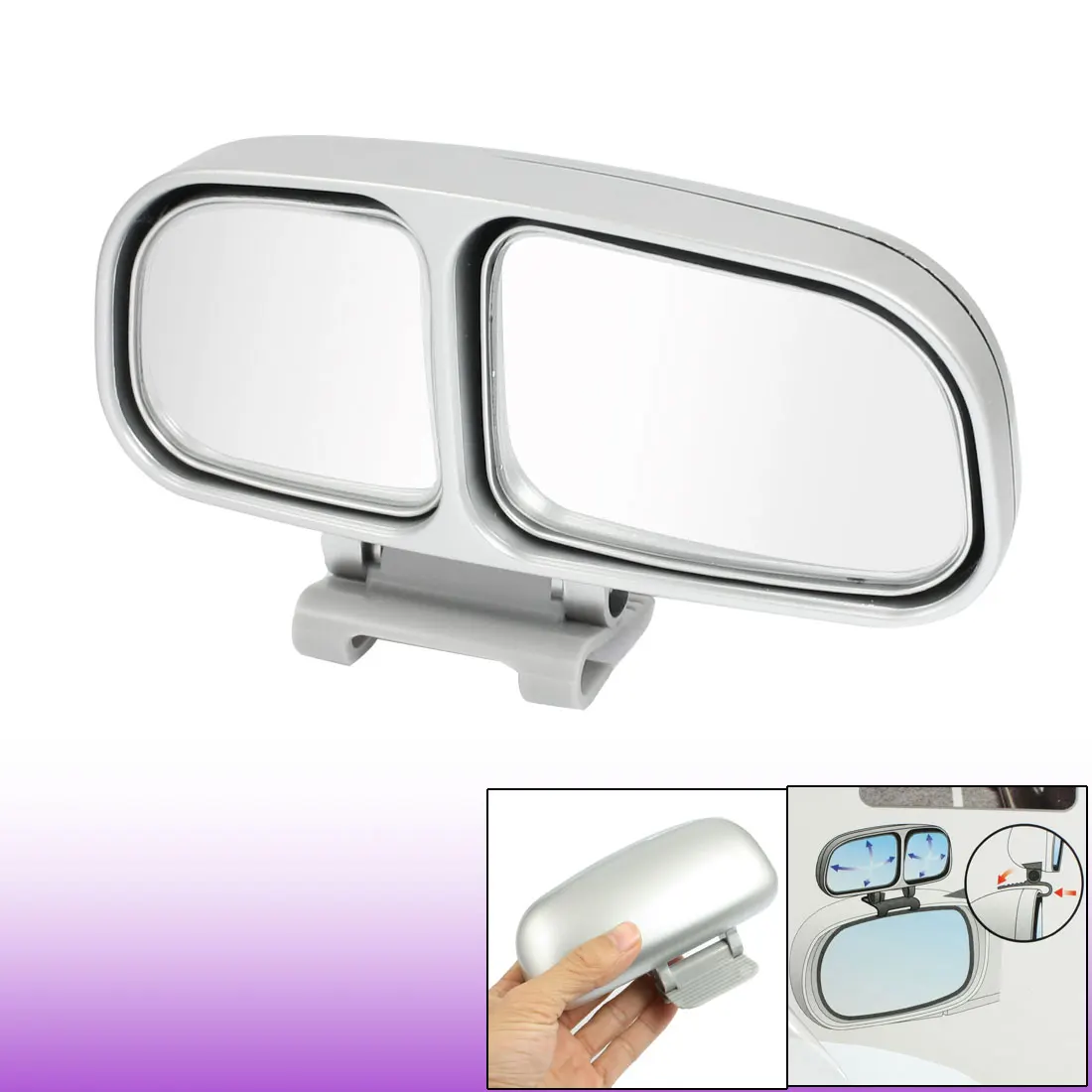 UXCELL автомобиль Фургон Грузовик Правый заднего вида Двойной регулируемый слепое