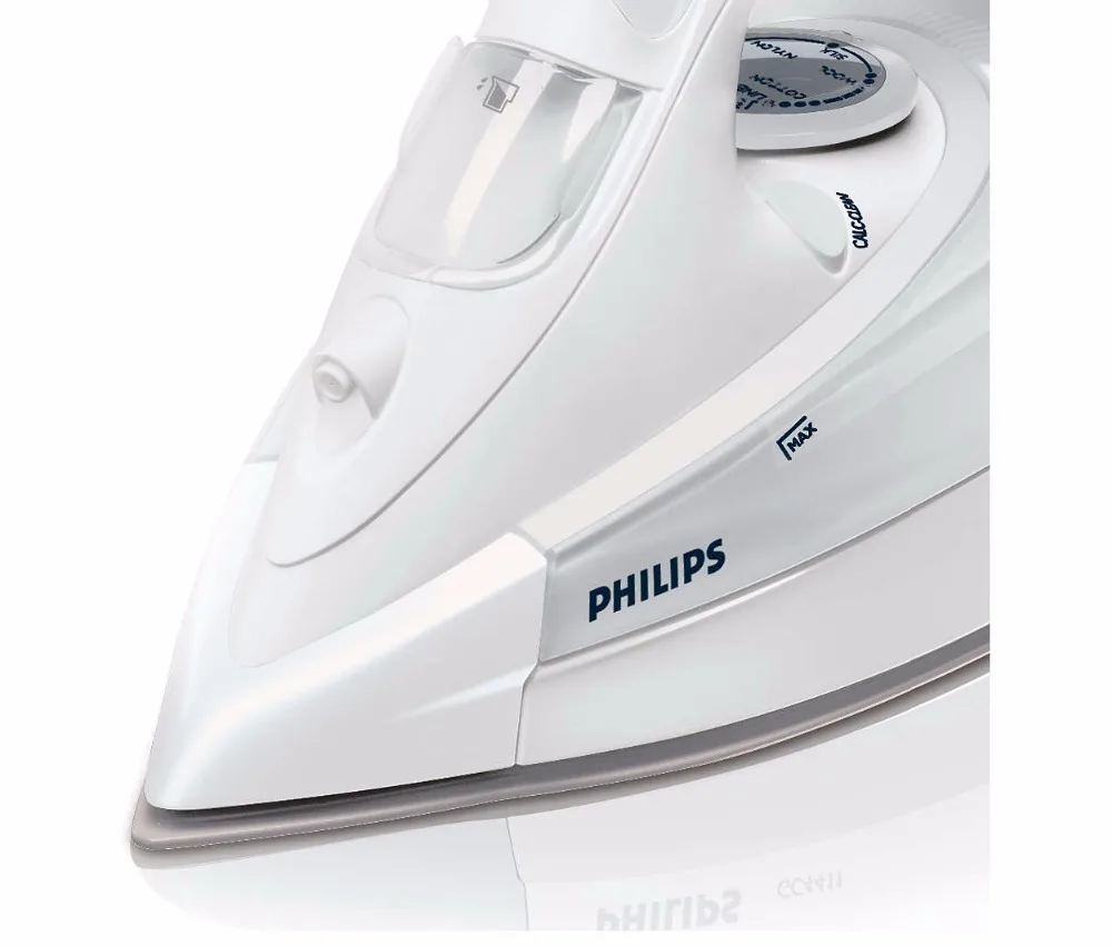 Philips Azur Паровой утюг с подошвой SteamGlide Подача пара 40 г/мин паровой удар 150г Подошва
