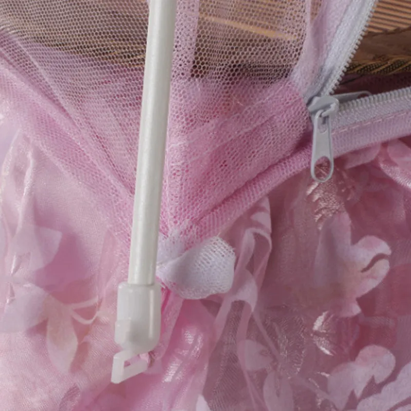 Летняя домашняя Складная москитная сетка белая занавеска для двойной кровати 1 5