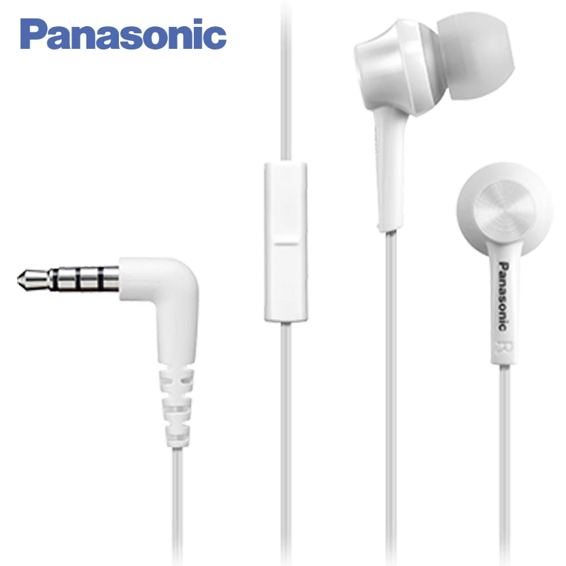 Наушники вкладыши Panasonic RP TCM105E W белый|in-ear earphone|headset foneearphone wire |