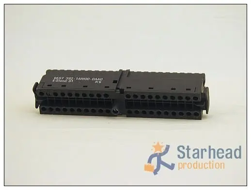 Оригинальная б/у 6ES7 392-1AM00-0AA0 6ES7392-1AM00-0AA0 40-контактный I/O модули передний разъем Stecker для SIEMENS SIMATIC S7-300 ПЛК