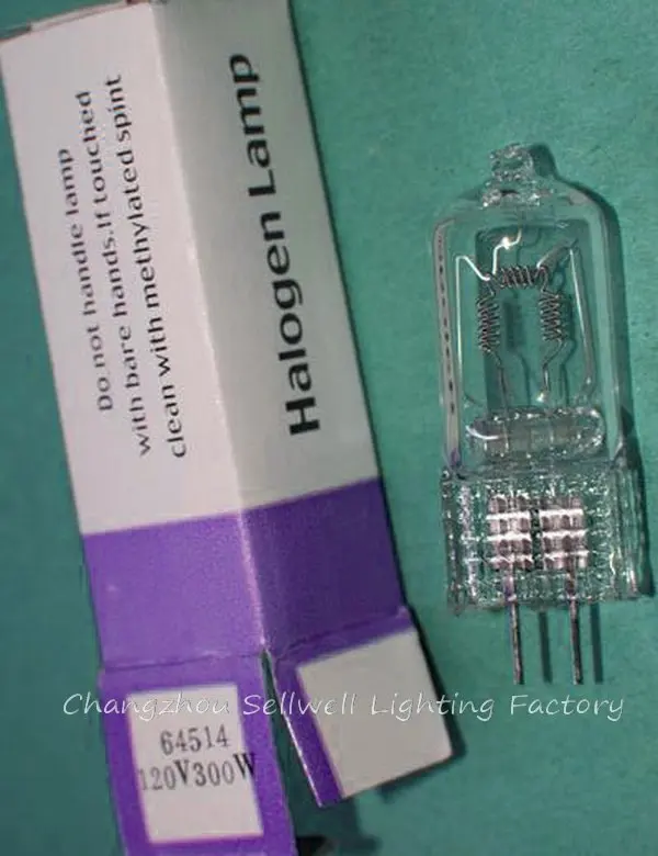 Новинка! 120v 300w 64514 G6.35 галогенная лампа светильник W015