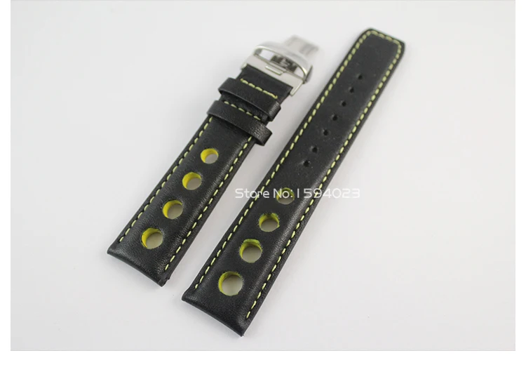 20 мм PRS516 T91 t044430a высокое качество Серебряная Бабочка Пряжка+ черный коричневый Пояса из натуральной кожи Смотреть Группы ремень