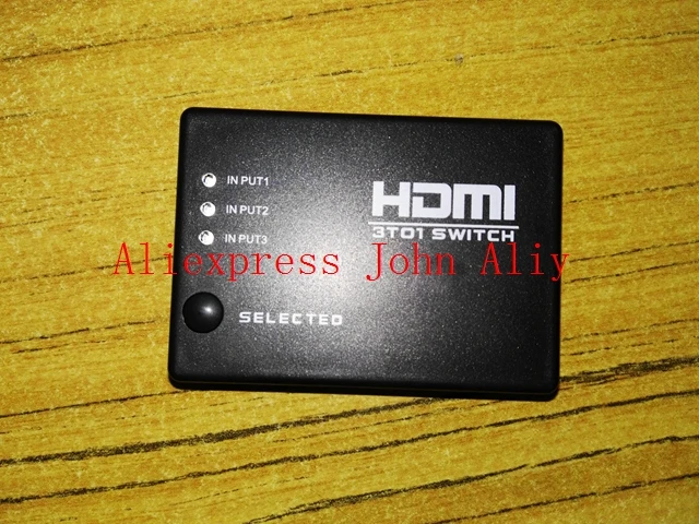 Абсолютно Новый HDMI True Matrix 3 порта Switch Switcher Splitter Hub Box для PS3 Xbox 360 HDTV DVD с ИК