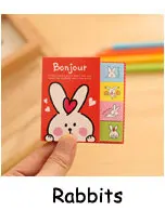 RabbitS Блокнот Kawaii планировщик Стикеры школьные принадлежности канцелярские заметки Блокнот блокнот Сообщение Он papelaria filofax papel - Цвет: RabbitS