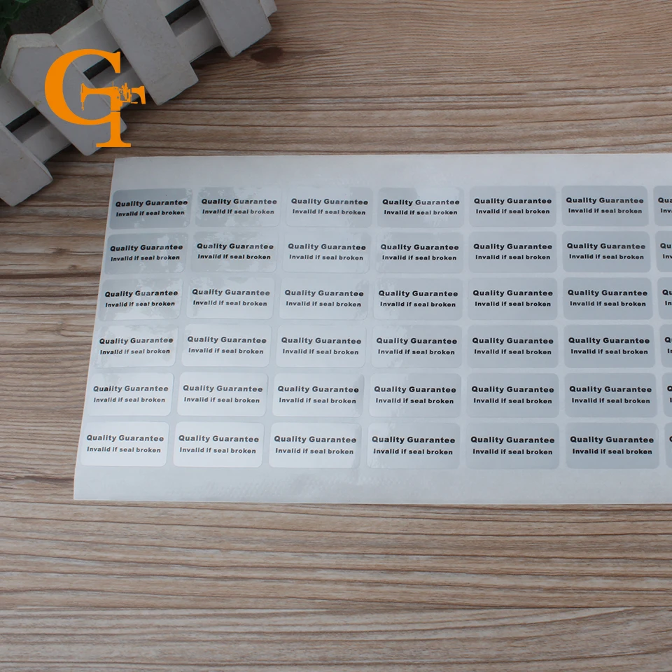 Матовая Серебряная гарантия качества недействительная если наклейка