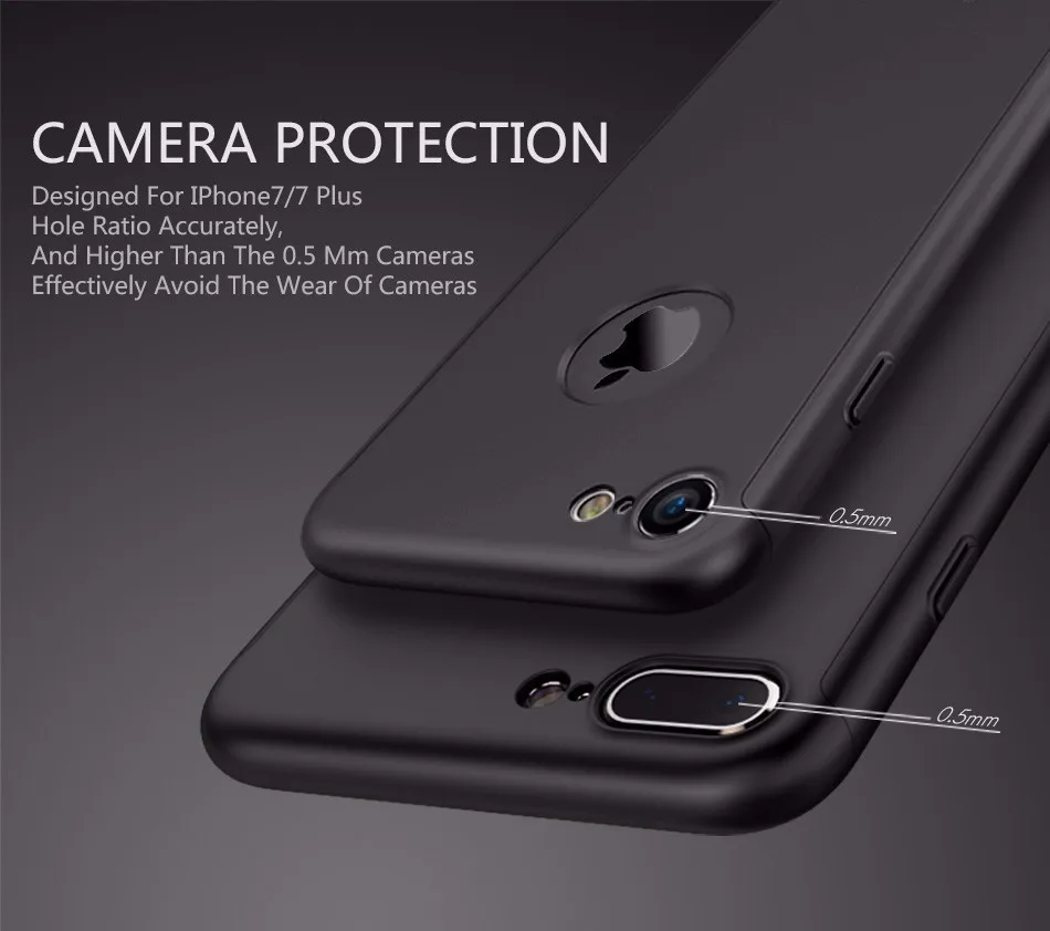Ipaky для iPhone XS MAX чехол 360 полный защитный Жесткий PC закаленное Flim чехол для iPhone X XR 8 7 6 6s 10 s plus coque чехол s