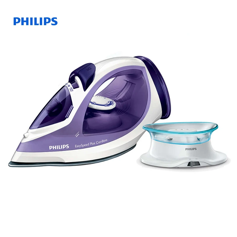 Philips Easyspeed plus cordless Беспроводной паровой утюг Подача пара 35 г/мин удар 150г