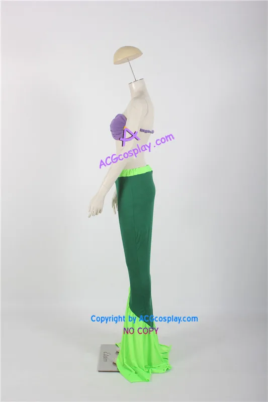 С рисунком Русалочки Ариэль Косплэй костюм | Тематическая одежда и униформа