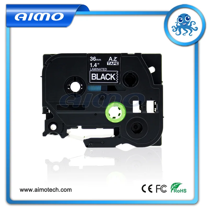 New 36MM TZe365 TZe-365 P Touch Label Tape Compatible for Brother White on Black 1 Pack | Компьютеры и офис