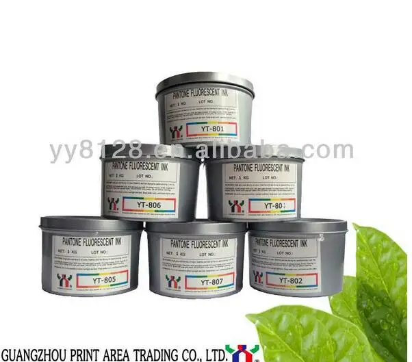 Флуоресцентные под УФ светильник флуоресцентные офсетные чернила UV Pantone - купить