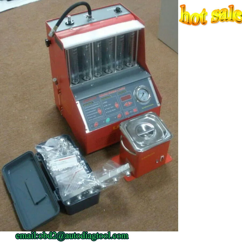 Старт ЧПУ 602a Топливная форсунка чище и Тесты er cnc 6 инъекционных поток