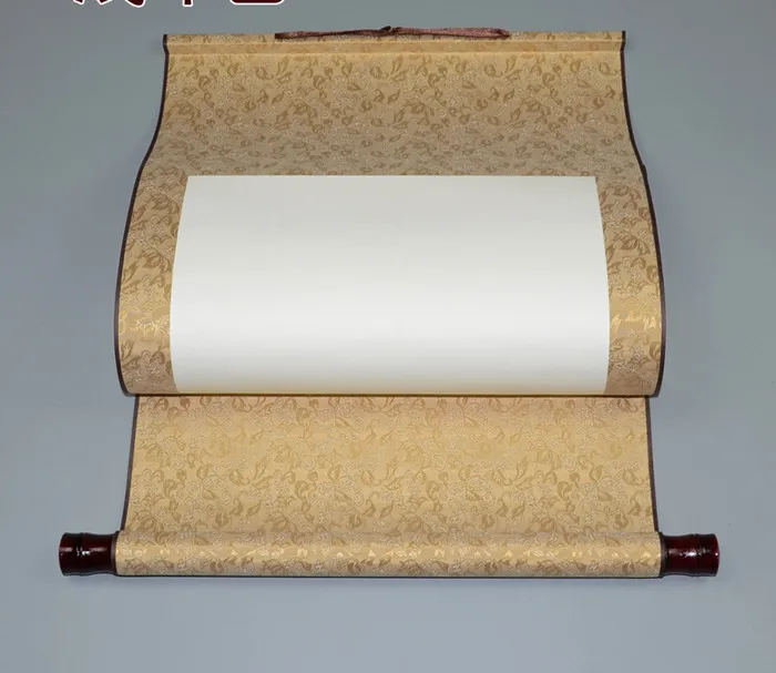 Китайская живопись бумага в рамке каллиграфия свиток чистый четырех футов