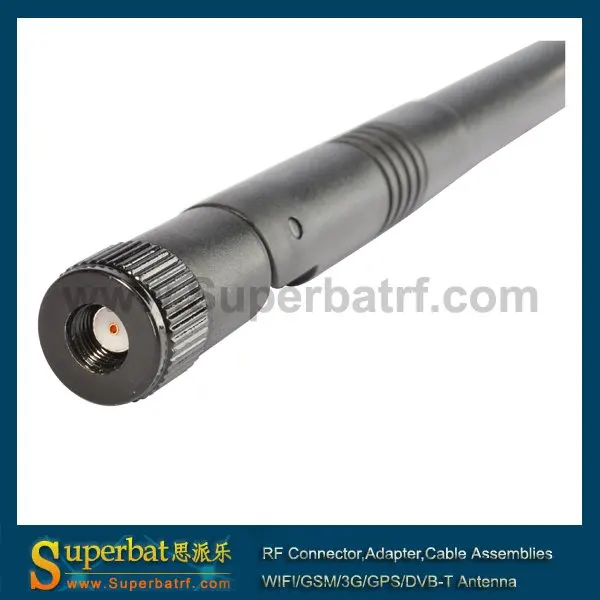 Superbat 3 шт WiFi антенна 2,4 GHz 12dBi Всенаправленная резиновая утка антенна усилитель RP-SMA для IEEE 802.11b беспроводной LAN
