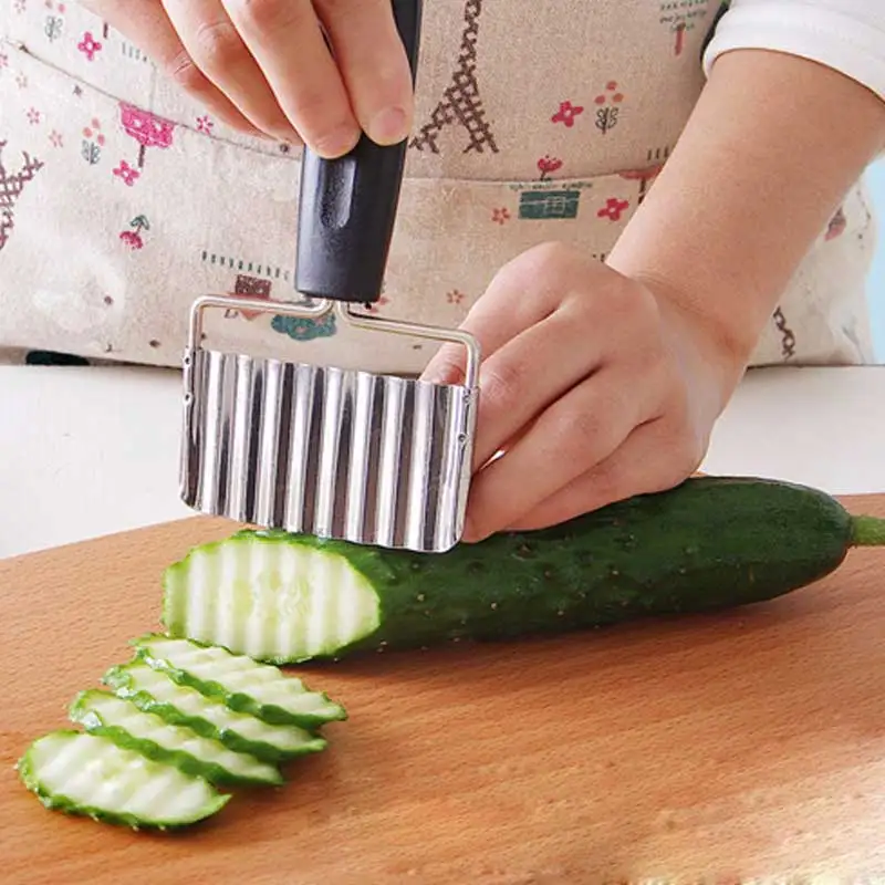 Кухня интимные Аксессуары Гаджеты нержавеющая сталь Картофеля Чип тесто овощей