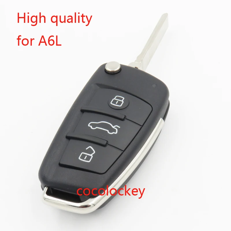 1 шт. Cocolockey Замена ключа Автомобиля Складной Флип Удаленный Случае Ключ Shell 3