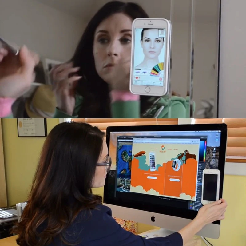 Антигравитационный чехол для телефона iPhone 5S/5G 6/6S 6 Мягкий силиконовый 7 8 Plus
