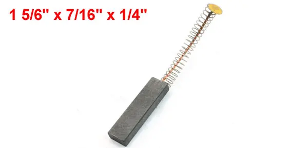 Hx1 6mmX11mmX40mm Dmiotech сменная Угольная щетка для электродвигателя 10 мм 11 мм 12 мм 16 мм 6 мм 8 мм 9 мм - Цвет: Hx1 6mmX11mmX40mm