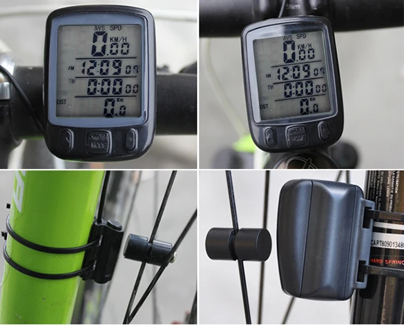 Водонепроницаемый Многофункциональный велосипедный компьютер Спидометр