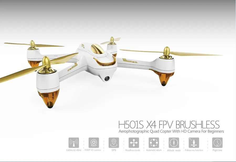 Hubsan H501S X4 PFV бесщеточный, аэрофотографический Квадрокоптер с gps камерой для начинающих гоночный Дрон с камерой