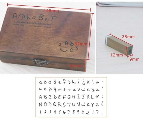 70 шт./компл. деревянный почерк Марка с алфавитом Подарочный Набор DIY Марка с алфавитом Набор kawaii Канцтовары Школьные принадлежности(ss-1513