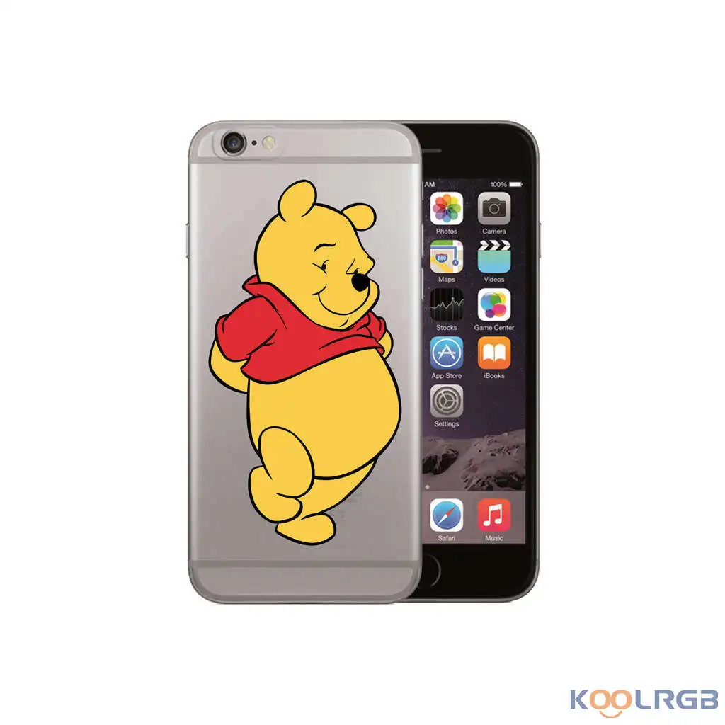 Koolrgb довольно шаблон печати винни пух case тпу телефон printed привлекательный для iphone