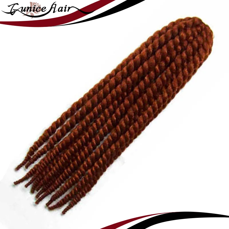 Горячая Гавана Мамбо Твист Крючком Косу Волосы Синтетический Kanekalon Kinky Marley