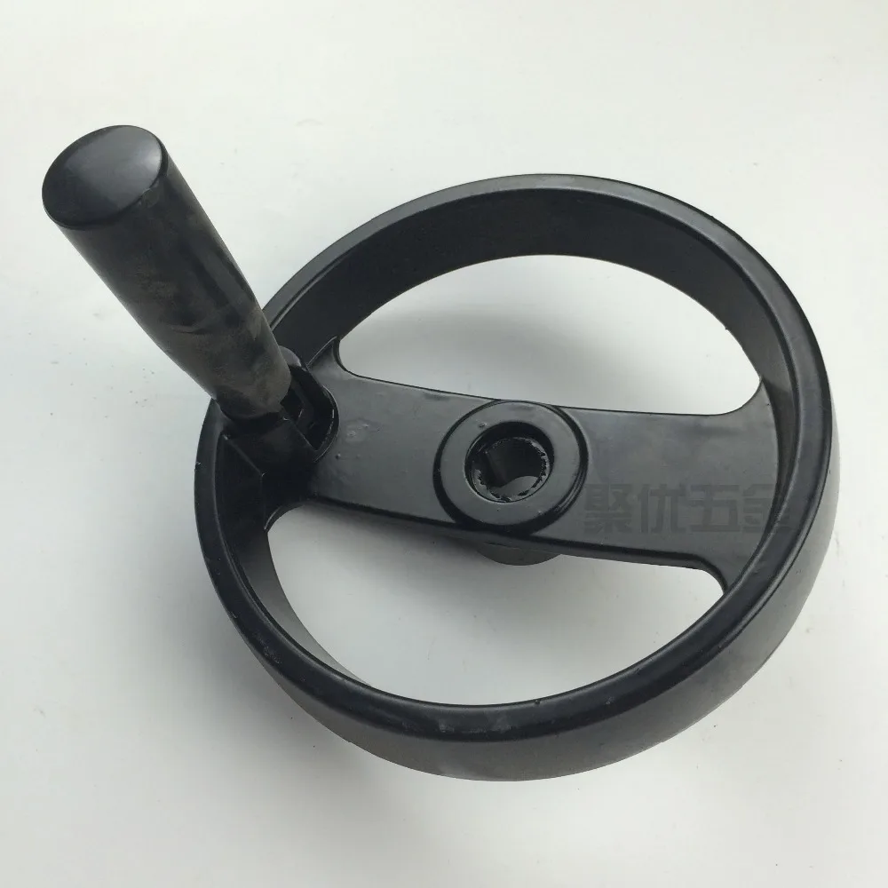 Free shipping 12* 125MM handwheel handwheel aluminum folding aluminum alloy double-spoke handwheel