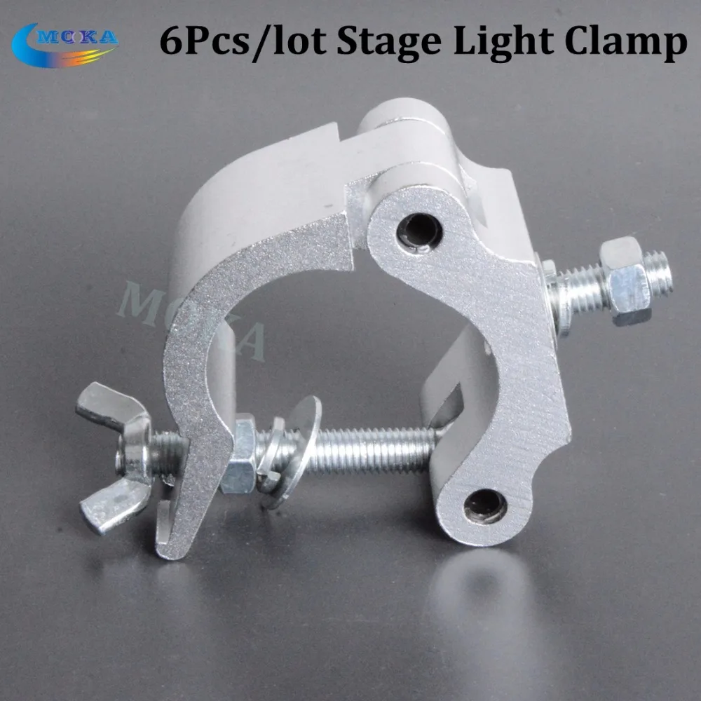 6 шт./лот свет этапа трубы зажим 42 52 мм Муфта висит крюк 200 кг|light hook|stage lightglobal truss |