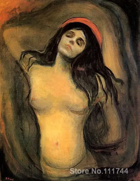 Искусство Пейзаж Мадонна живопись Эдвард маньч для продажи высокое качество