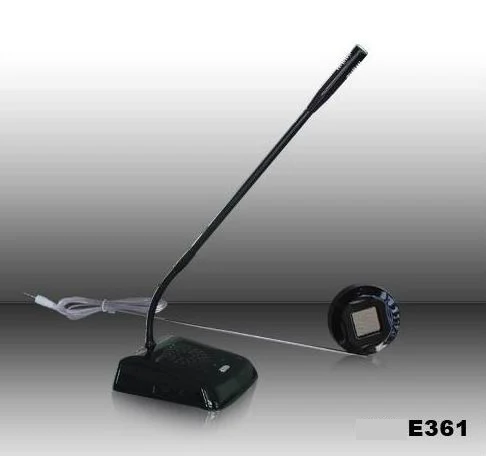 2-сторонний проводной домофон E361 Сервисный интерком для банка офиса окна окно