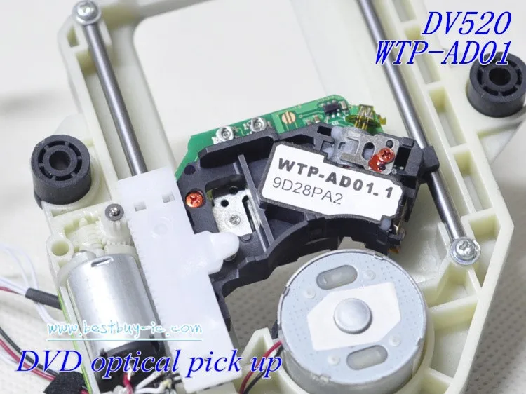 WTP-AD01 W/M оптический звукосниматель с механизмом DV520 WTP-AD01/WTPAD01 для dvd-плеера лазерная головка
