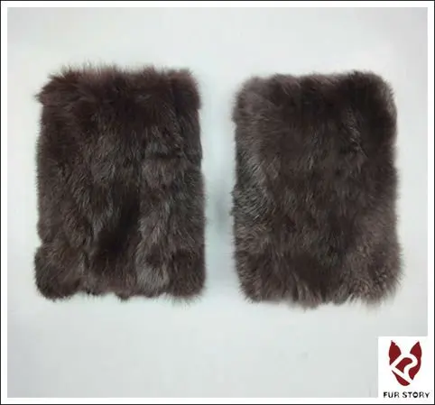 Fur Story/080102 г., гетры с натуральным кроличьим мехом, женские гетры для ног, 7 цветов, длина 23 см, гетры с натуральным кроличьим мехом