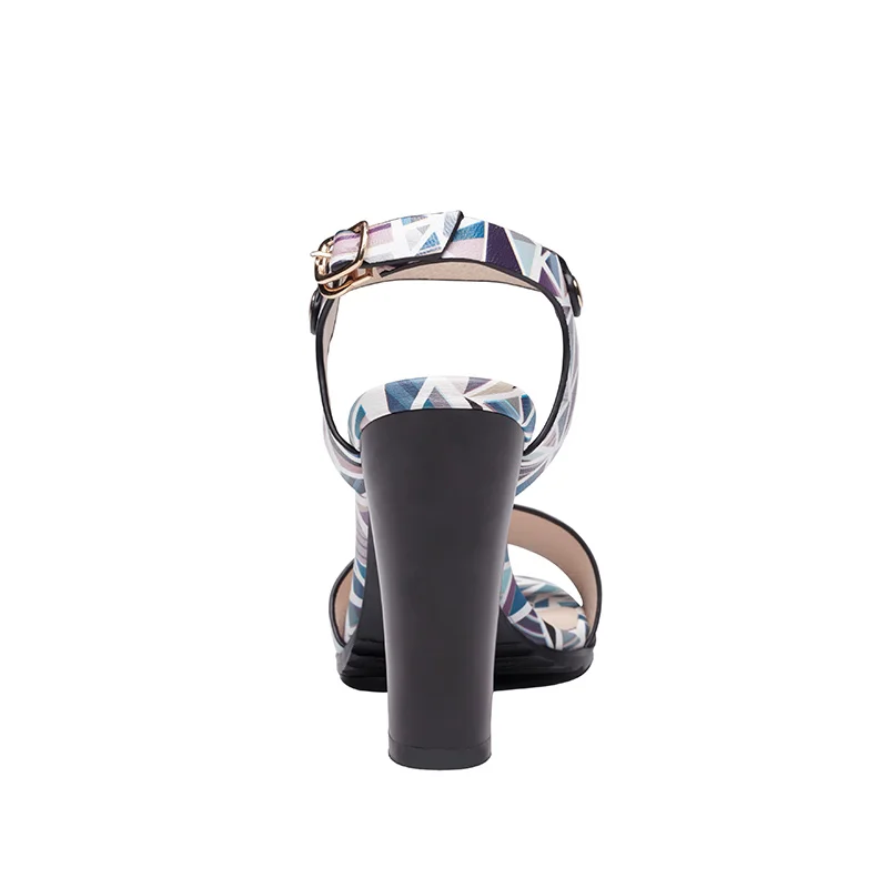 Босоножки женские из натуральной кожи на квадратном каблуке|square heel|woman leather heelsshoes