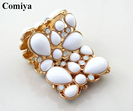 Comiya bracelete masculino Bijoux Femme Boho заполненный цинковый сплав имитация белых страз женские браслеты браслет