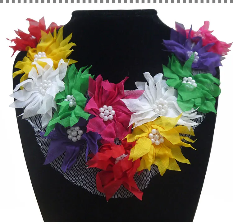 5 шт./лот 2016 год сбора винограда способа аксессуары Одежда кружева цветок блестка