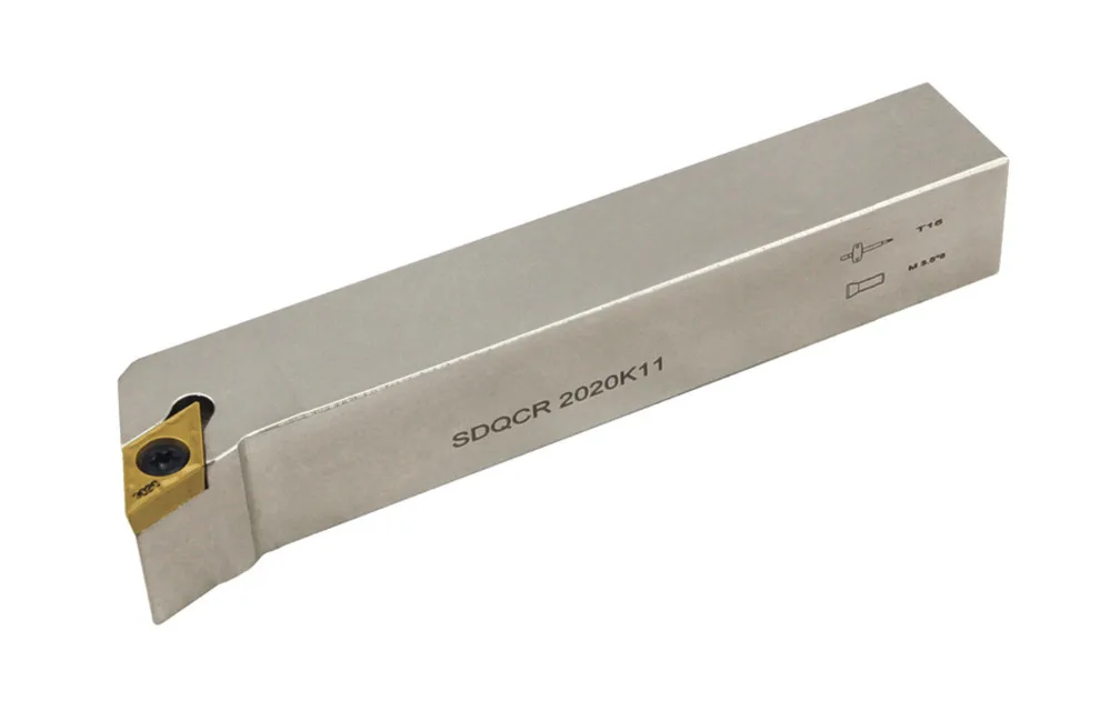 SDQCR/L2020K11 Nicecutt External Turning Tool Holder for DCMT insert Lathe | Инструменты