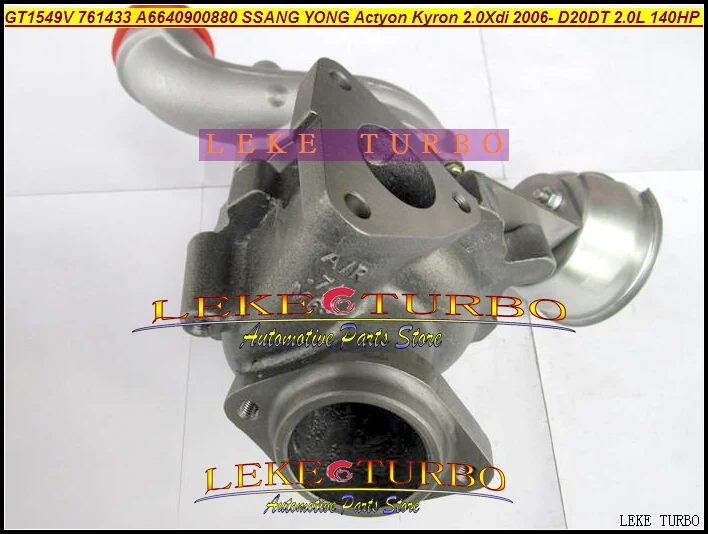 Ремонтный комплект для турбины GT1549V 761433-5003S 761433 0003 761433-0002 A6640900880 A6640900780 для SSANG YONG Actyon Kyron D20DT 2.0L Xdi