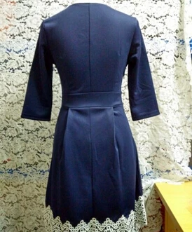 Гранде фрахт платья Vestido Винтаж талия сексуальное кружевное платье с круглым вырезом короткий рукав сексуальное красивое Недорогое Платье Kleid AX248